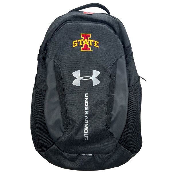 UA Hustle 6.0 Black Backpack